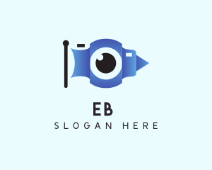Business - Eye Camera Flag logo design