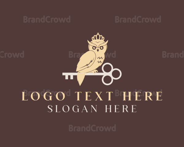 Crown Owl Key Logo