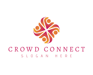 Crowd - Social United Group logo design