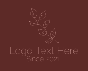 Leaf - Minimalistic Leaf Branch logo design