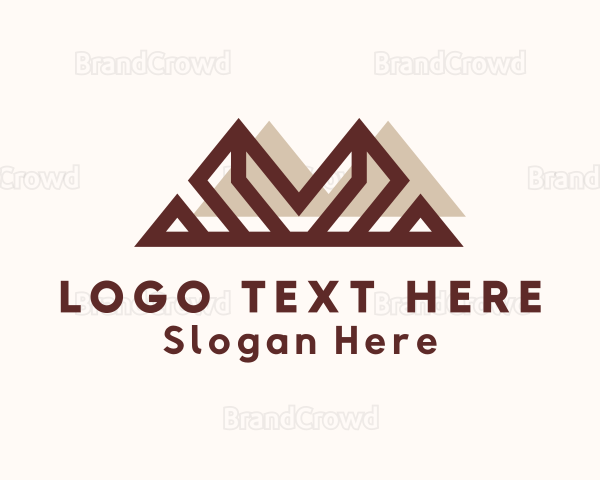 Mountain Travel Landmark Logo