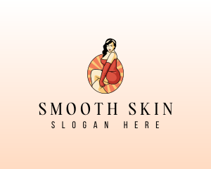 Pinup Sexy Lady logo design