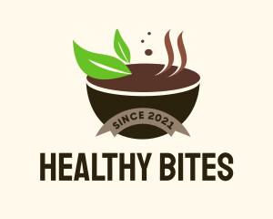 Organic Soup Bowl  logo design