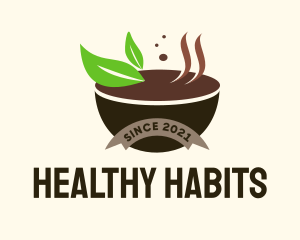 Organic Soup Bowl  logo design