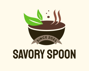 Soup - Organic Soup Bowl logo design