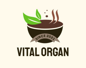 Organic Soup Bowl  logo design