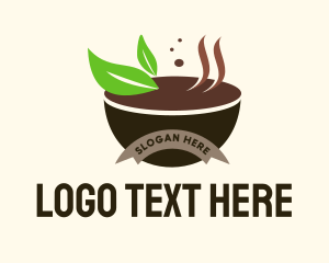 Organic Soup Bowl  Logo