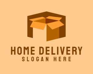 Cargo Package Box  logo design