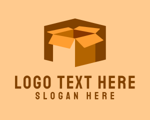 Cargo Package Box  Logo