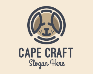 Puppy Dog Circle logo design