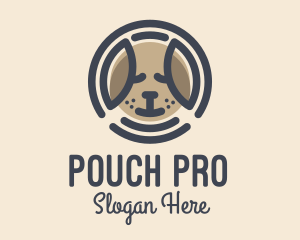 Puppy Dog Circle logo design