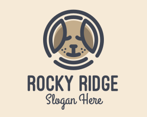 Puppy Dog Circle logo design