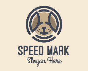 Puppy Dog Circle logo design