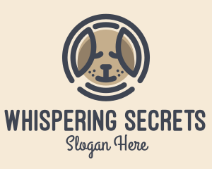 Puppy Dog Circle logo design