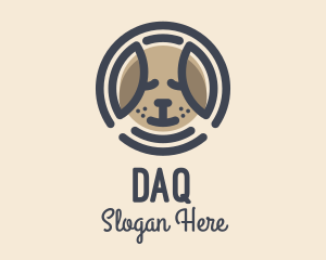 Dog House - Puppy Dog Circle logo design
