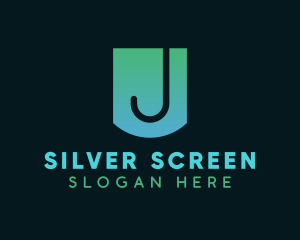 Gradient J Badge Logo