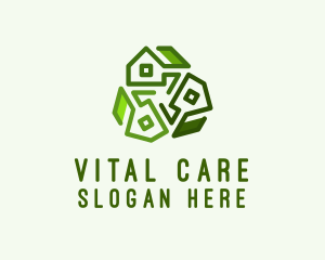 Subdivision - House Village Realty logo design
