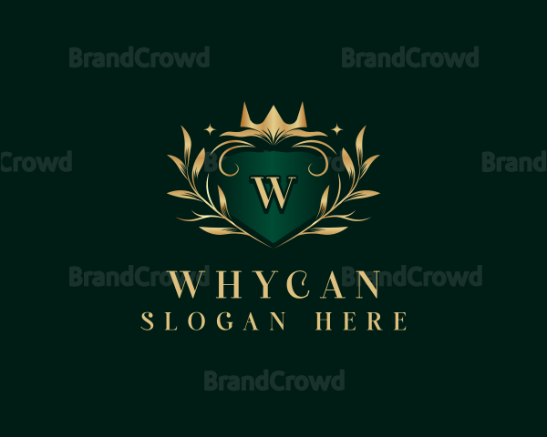 Organic Royalty Ornament Logo