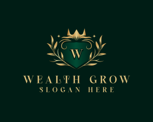 Organic Royalty Ornament logo design