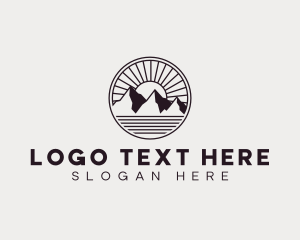 Camping - Mountain Valley Camping logo design