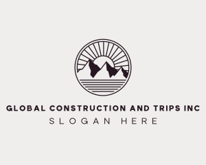 Travel - Mountain Valley Camping logo design