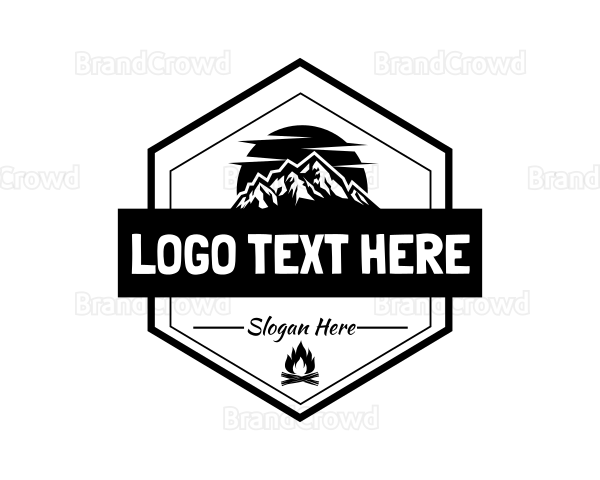 Mountain Outdoor Camp Logo