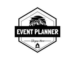 Camping - Mountain Outdoor Camp logo design