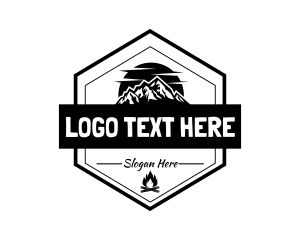 Mountain Outdoor Camp Logo