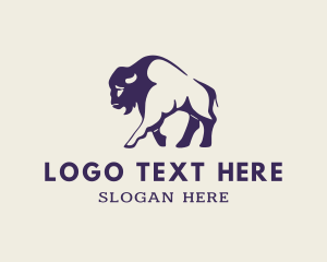 Bison Marketing Company logo design