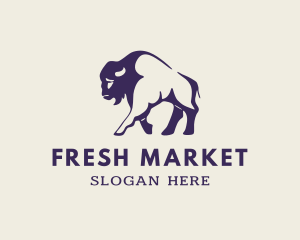 Market - Bison Marketing Company logo design