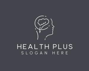 Mental Health Monoline logo design