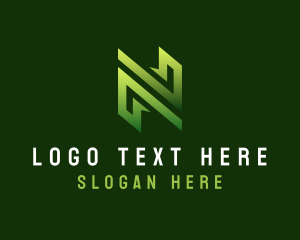 Coding - Generic Letter N Business logo design