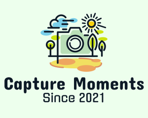 Camera Nature Photographer logo design