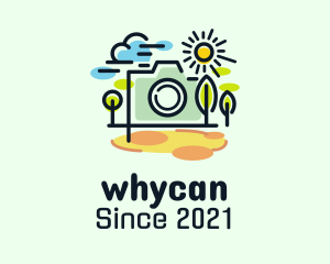 Photo Booth - Camera Nature Photographer logo design