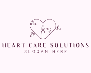 Eco Candle Decoration logo design