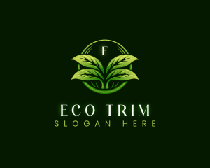 Leaf Landscaping Lawn logo design