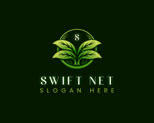 Leaf Landscaping Lawn logo design