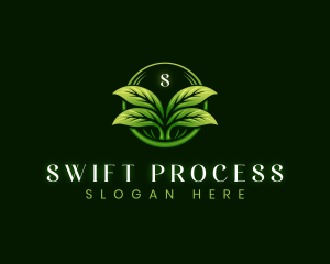 Leaf Landscaping Lawn logo design