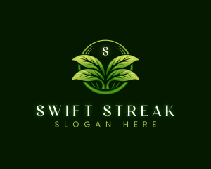 Leaf Landscaping Lawn logo design