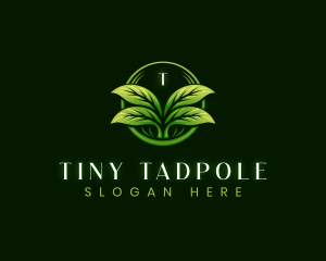 Leaf Landscaping Lawn logo design