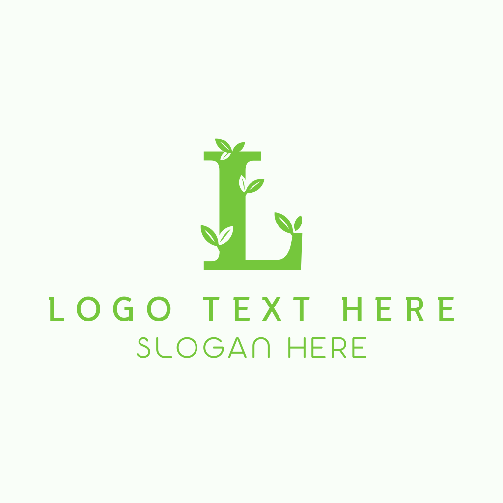 Plant Leaf Letter L Logo | BrandCrowd Logo Maker