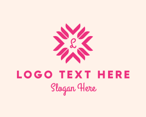 Flower Stand - Flower Feminine Boutique logo design