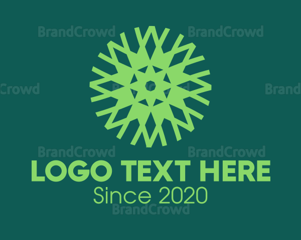 Green Eco Pattern Logo