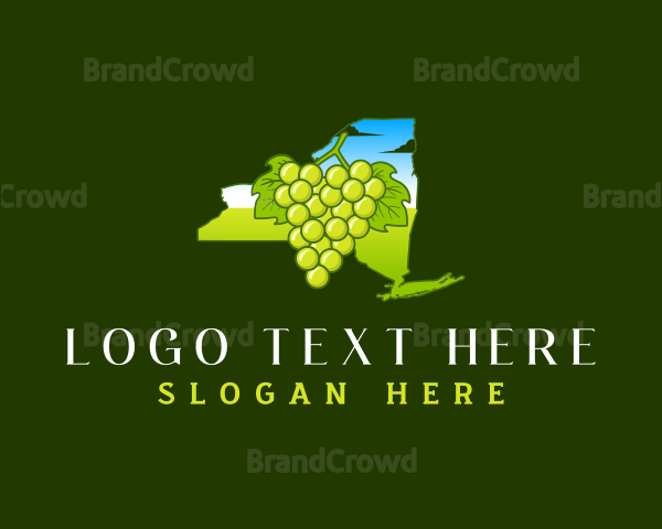 New York Niagara Grape Logo