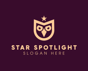 Star Owl Bird logo design