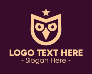 Quality - Star Owl Bird logo design