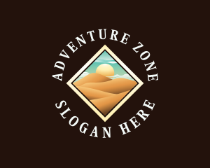 Desert Sun Adventure logo design