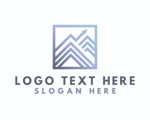 Mortgage Broker - Modern Mountain Venture logo design