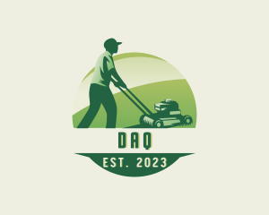 Gardener - Lawn Mower Gardener logo design