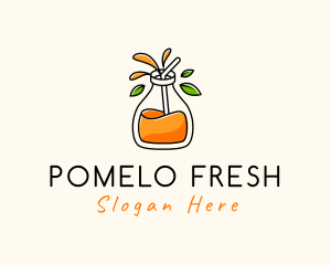 Fresh Orange Juice logo design